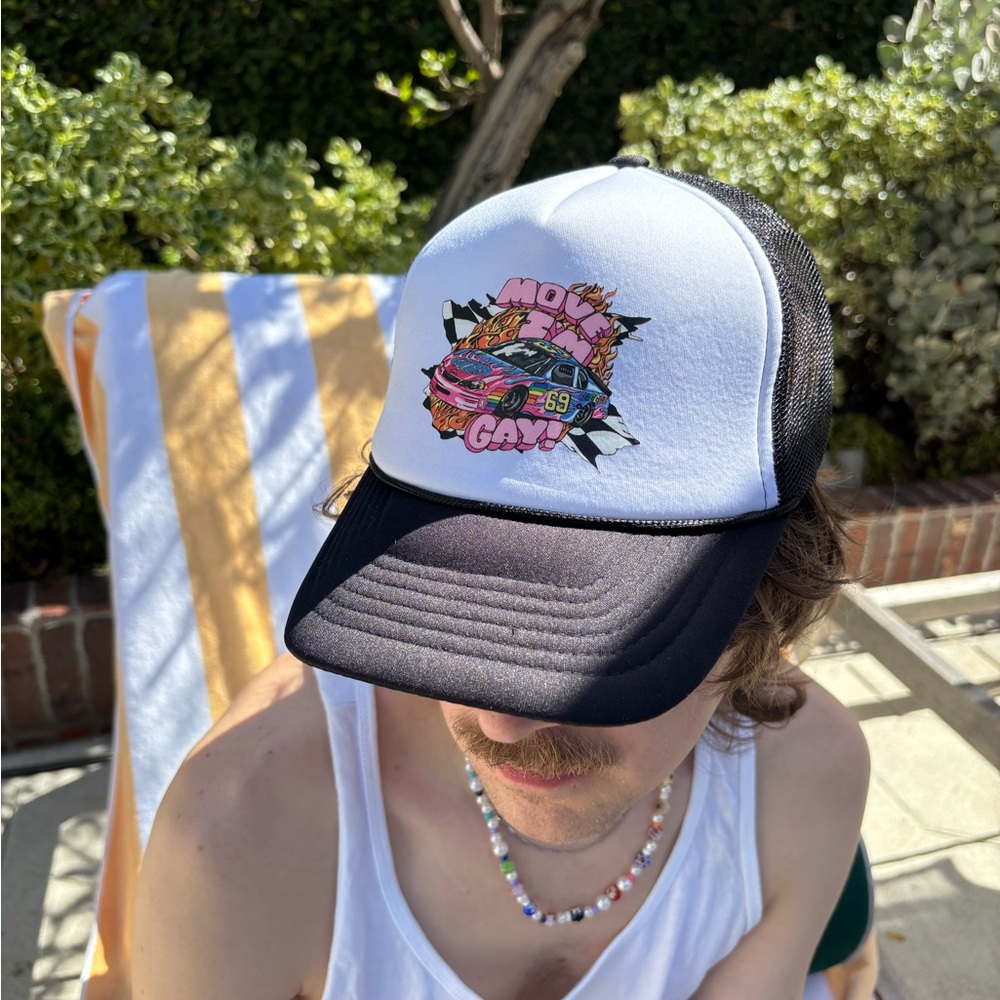 Move I’m GAY Trucker Hat